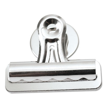 Universal® Bulldog Magnetic Clips, Medium, Nickel-plated,12-pack freeshipping - TVN Wholesale